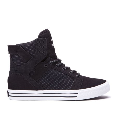 Supra Skytop - Ανδρικα Sneakers Ψηλα - Μαυρα (GR0837)